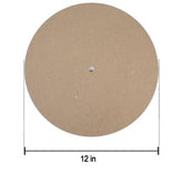 MDF Clock Base Round 5.5mm 12inch Dia|Blank Cutout for Clock Making, Resin Art Work, Decoration | Clock Face for Craft| Clock Making Materials